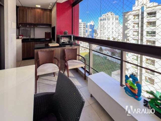 Apartamento semi mobiliado com 1 suíte e 2 dormitórios no Centro de Itajaí