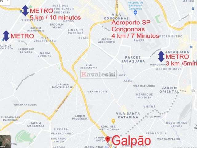 Galpão bem localizado .