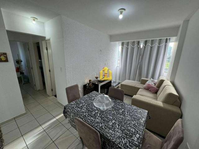 Apartamento com 2 dormitórios para alugar, 59 m² por R$ 1.900,01/mês - Morro Branco - Natal/RN