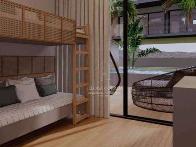 Apartamento com 2 dormitórios à venda, 79 m² por R$ 545.252,17 - Praia de Tabatinga - Nísia Floresta/RN