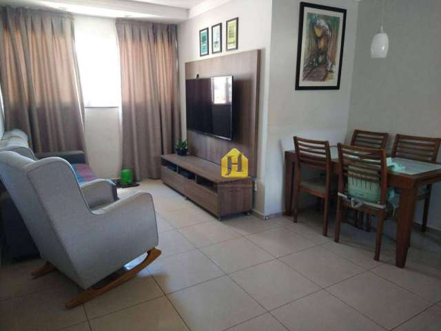 Apartamento com 2 dormitórios à venda, 58 m² por R$ 315.000,00 - Tirol - Natal/RN