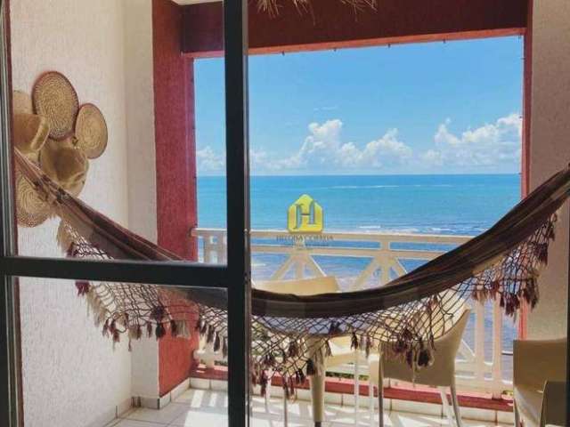 Apartamento frente mar na praia de pirangi