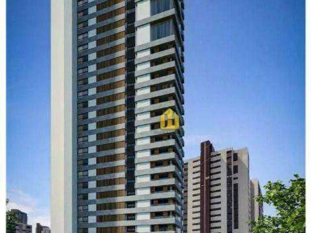 Apartamento com 3 dormitórios à venda, 130 m² por R$ 1.082.544,78 - Tirol - Natal/RN