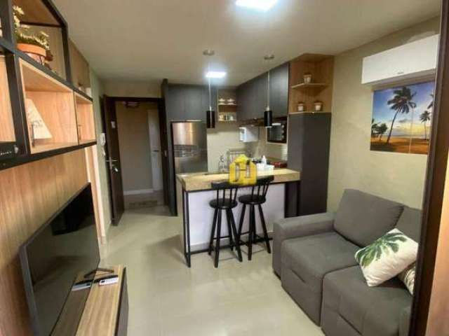 Apartamento com 1 dormitório para alugar, 35 m² por R$ 2.800,01/mês - Ponta Negra - Natal/RN