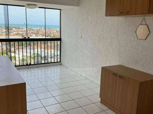 Apartamento com 2 dormitórios para alugar, 56 m² por R$ 2.200,01/mês - Ribeira - Natal/RN