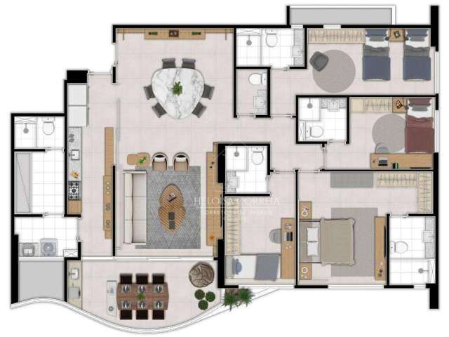 Apartamento com 4 dormitórios à venda, 150 m² por R$ 1.369.000,00 - Tirol - Natal/RN