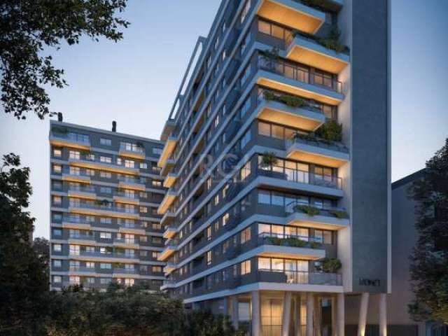 Empreendimento Residencial Monet no centro de Canoas, apartamentos de 2 e 3 dormitórios, de 48m² a 82m²em torre unica, opções com suíte e sacada, todos com churrasqueira e vaga de garagem.&lt;BR&gt;&l