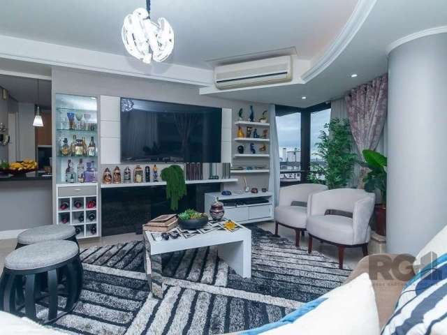 Vende-se apartamento luxuoso,, alto padrão  3 dormitórios, 1 suíte, 2 vagas, no Bairro Bela Vista, com vista perene, apto decorado por arquiteto, bom gosto,, living para 3 ambientes amplos com lareira