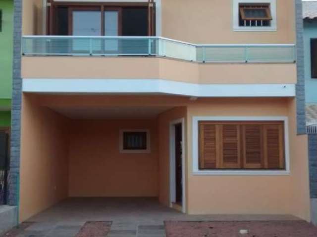 Vende lindo sobrado novo no Loteamento de Nova Ipanema, com fino acabamento e excelente padrão de construção. Com 3 dormitórios sendo 1 suíte com sacada, living 2 ambientes amplos, cozinha, escada rev