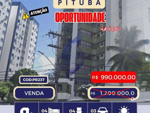 Vendo apartamento 205 m² | 4 quartos | edifício star palace| pituba i salvador | ba