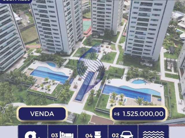 Apartamento condomínio hemisphere 360º - 140m²  - 3 suítes  – pituaçu – salvador/ bahia