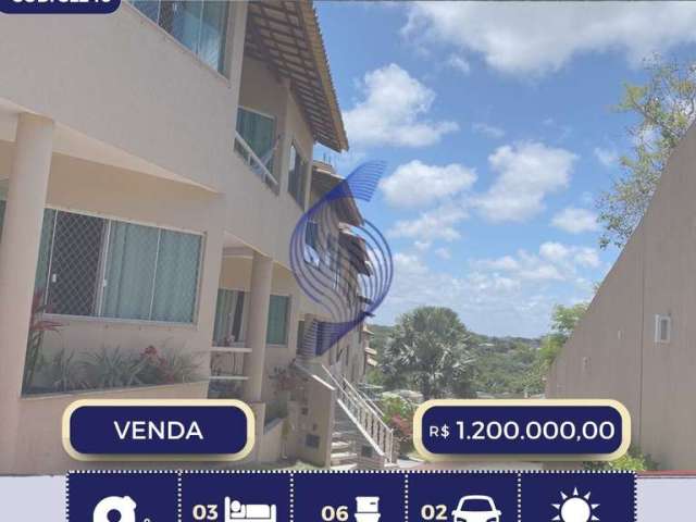 Vendo casa triplex 240 m² | 03 suítes | al mare residencial| patamares i salvador | ba