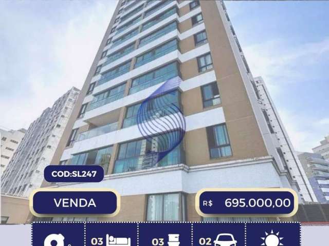 Vendo apartamento 85 m² | 03 quartos | versatile jardim apipema i apipema i salvador | ba