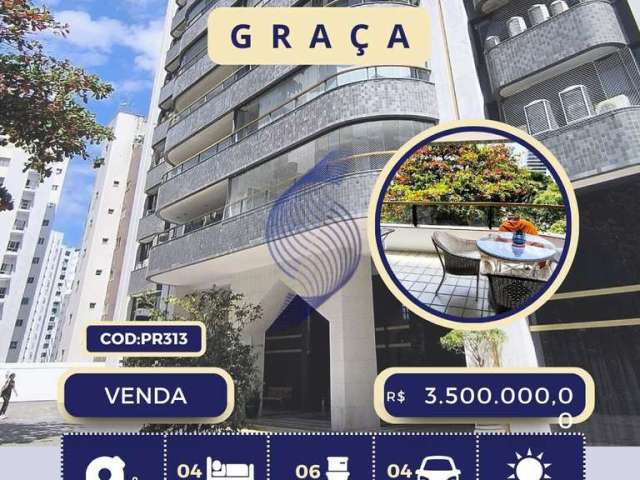 Vendo apartamento 322 m² | 04 suites | mansão bernardo martins catharino | graça i salvador | ba