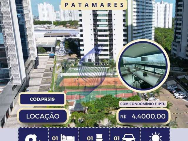 Locação apartamento mobiliado - 54 m² - 1 quartos – residencial manhattan tribeca – paralela – salvador – bahia