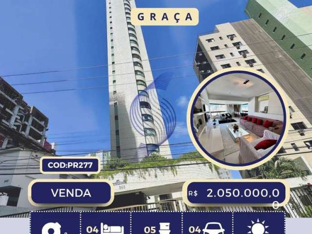 Vendo apartamento 200 m² | 04 suítes | graça i salvador | ba