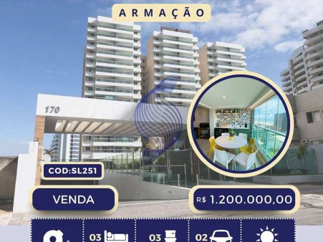 Vendo apartamento | 110 m²| 03 quartos | condomínio paradise residence| armação | salvador | ba.