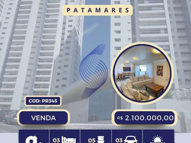 Vendo apartamento | 172 m² | 03 suítes | etco greenville| patamares i salvador | ba.