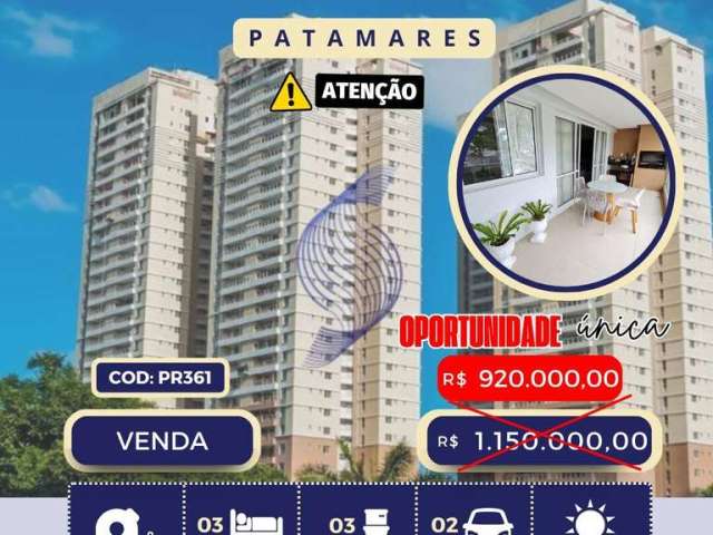 Vendo apartamento 110 m² |  03 quartos  | platno greenville | patamares i salvador | ba