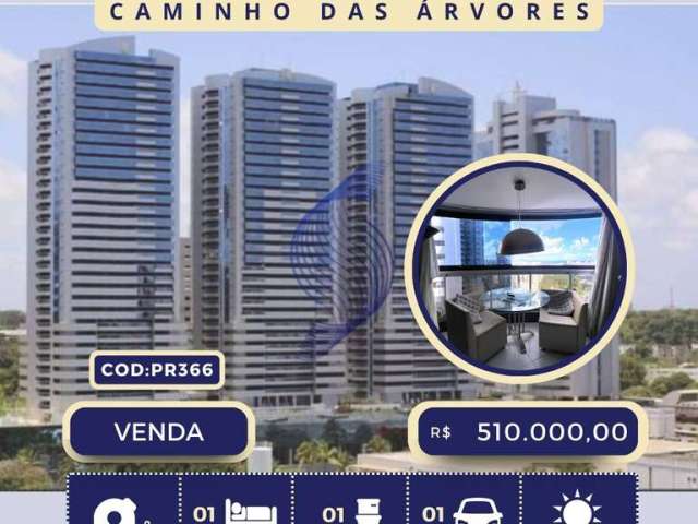 Apartamento - 52 m² -  1 quarto - salvador prime - caminho das árvores - salvador bahia