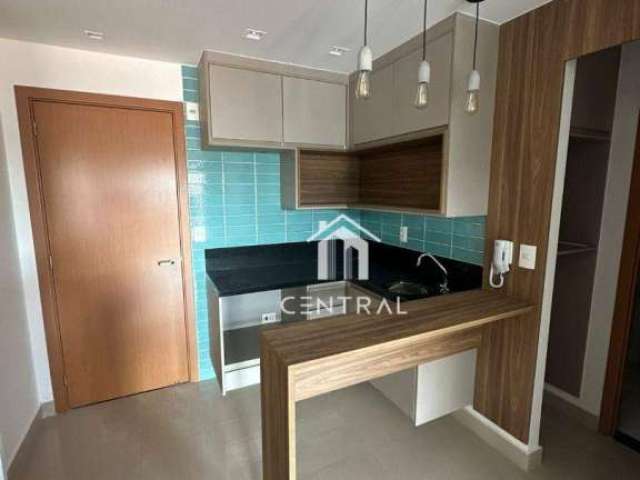 Studio com 1 dormitório para alugar no Condomínio Via Alameda, 37 m² por R$ 3.040/mês - Centro - Guarulhos/SP