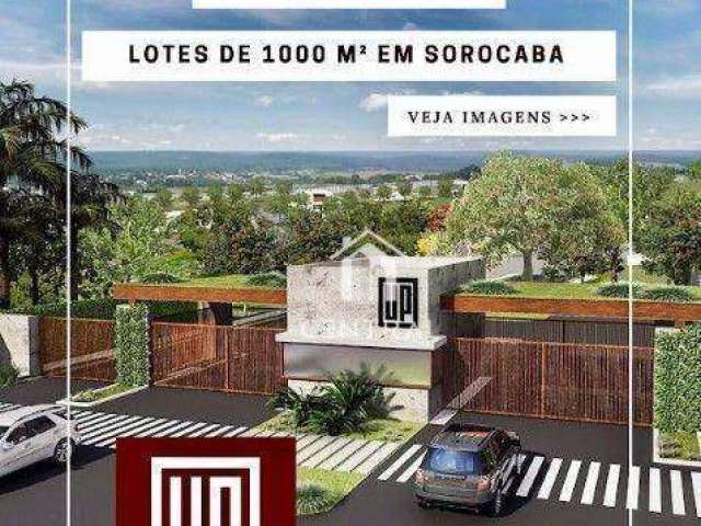 Terreno à venda, 1045 m² por R$ 435.000,00 - Parque Reserva Fazenda Imperial - Sorocaba/SP