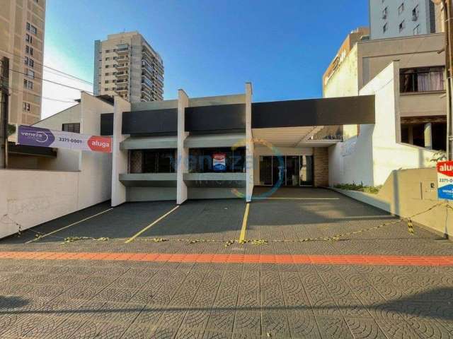 Casa Comercial para alugar, 280.00 m2 por R$8000.00  - Centro - Londrina/PR