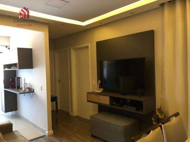 Apartamento com 2 dormitórios à venda, 45 m² por R$ 240.000,00 - Jardim Gutierres - Sorocaba/SP