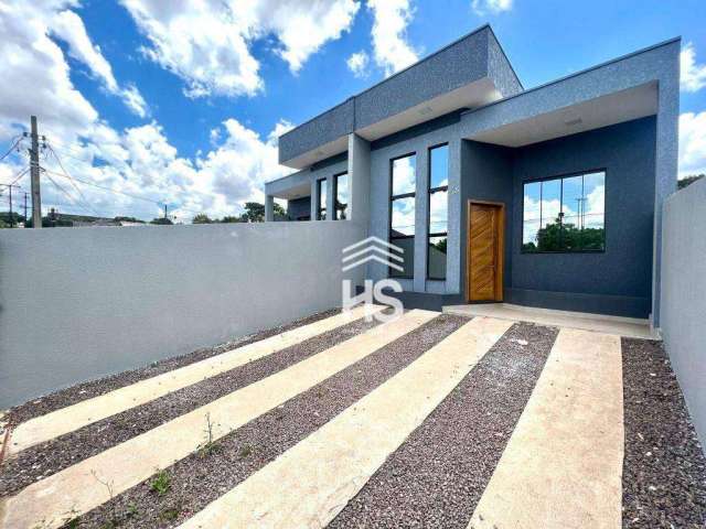 Casa com 1 Suíte + 2 dormitórios à venda, 80 m² por R$ 455.000 - Brasília - Cascavel/PR