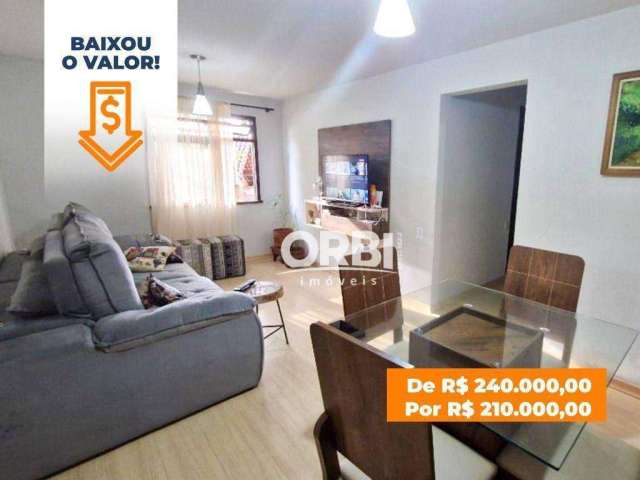 Apartamento com 3 dormitórios à venda, 60 m² por R$ 210.000,00 - Bela Vista - Gaspar/SC