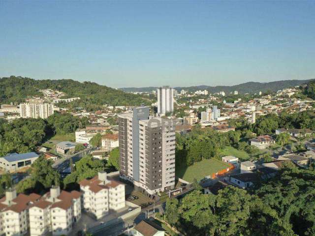 Apartamento com 2 dormitórios à venda, 54 m² por R$ 330.000,00 - Água Verde - Blumenau/SC