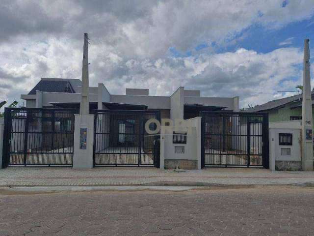 Casa Nova Minha Casa Minha Vida com 2 dormitórios à venda, 70 m² por R$ 350.000 - Coloninha - Gaspar/SC