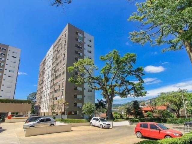 Apartamento de 2 quartos com 1 suíte  e vaga escriturada coberta  no bairro Teresópolis, cozinha americana com churrasqueira e área de serviço, sala cm dois ambientes, banheiro social, amplos dormitór