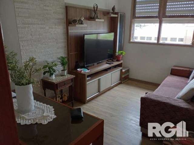 Apartamento 2 quartos, 48m² privativos 01 vaga - Zeferino Dias - Sarandi &lt;BR&gt;&lt;BR&gt;Sala, ficam os moveis planejados da cozinha e banheiro,  e área de serviço separada e vaga rotativa &lt;BR&