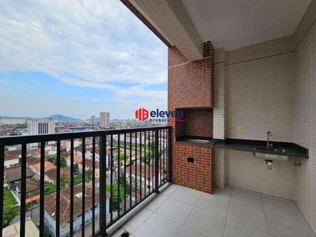 Apartamento Duplex à venda, 3 quartos, 1 suíte, 3 vagas, Vila Matias - Santos/SP