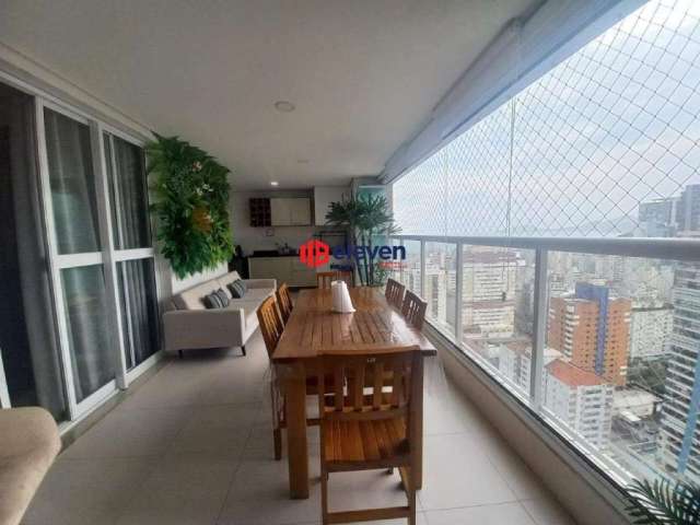 Apartamento 123 m²,Venda, Lazer Completo, Castell Di Gonzaga, Santos/SP.