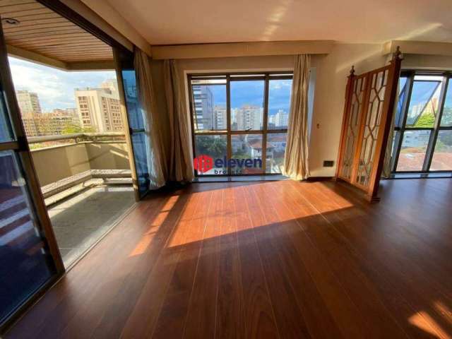 Apartamento à venda, 260m², 4 dormitórios, 3 vagas, elevador privativo, na Vila Rica, Santos-SP