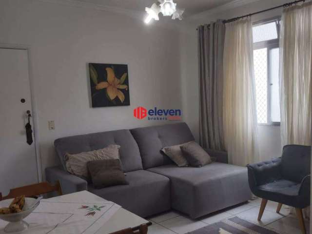 Apartamento à Venda, 55m², 3 dormitórios, no bairro Aparecida, em Santos-SP