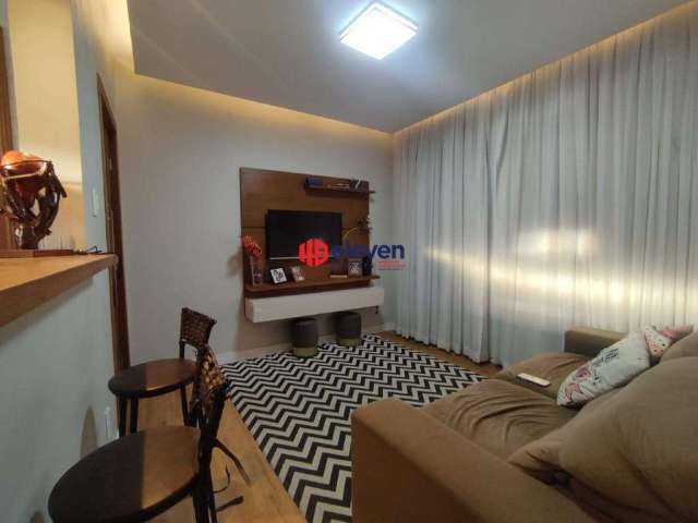 Apartamento em prédio 3 andares, 2 dormitórios por r$ 370.000,00