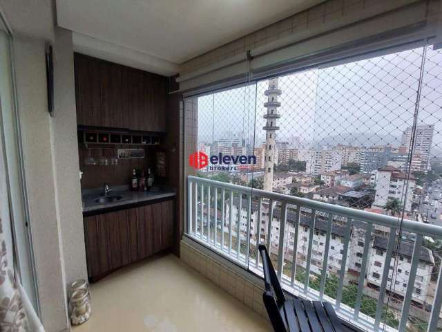 Apartamento Planejado com 3 Dormitórios e Lazer Completo na Encruzilhada, Santos