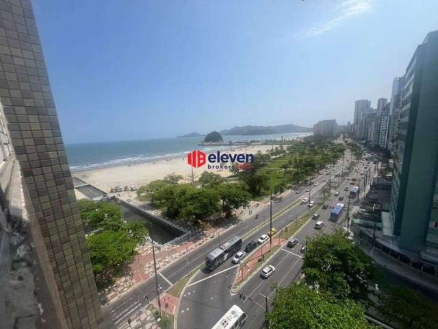 Apartamento Reformado com Vista Mar, 2 Dormitórios e 1 Suíte na Pompéia - Mude Já!