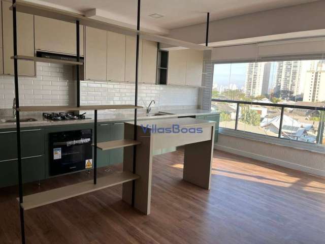 Apartamento com 1 dormitório para alugar, 51 m² por R$ 4.097,00/mês - Jardim Aquarius - São José dos Campos/SP