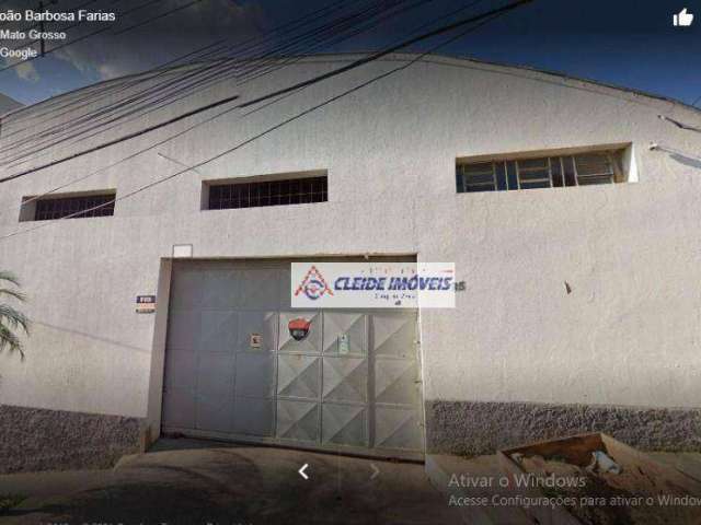 Barracão à venda no bairro Dom Aquino, alugado RS 6.000,00 venda Oferta RS 1.250,, mil com 650 m², atrás do SuperMercado Comper da Prainha - Cuiabá/MT