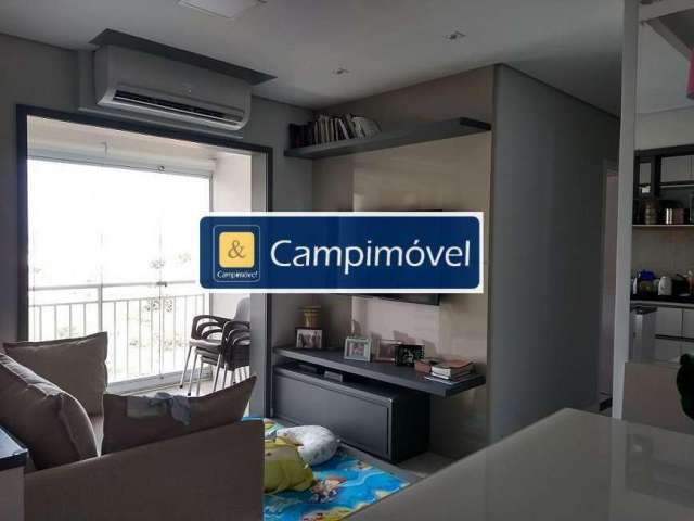 Apartamento para Venda em Campinas, Ponte Preta, 2 dormitórios, 1 suíte, 2 banheiros, 1 vaga