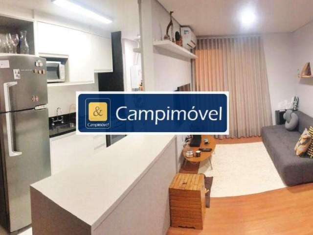 Apartamento para Venda em Campinas, Botafogo, 1 dormitório, 1 suíte, 2 banheiros, 1 vaga