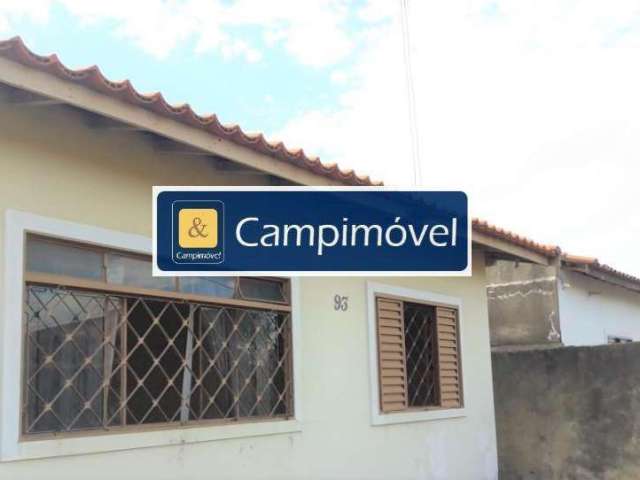 Casa para Venda em Campinas, Dic VI, 2 dormitórios, 1 banheiro, 2 vagas