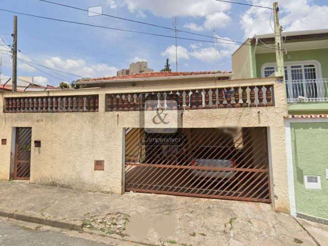 Casa para Venda em Campinas, Vila Industrial, 2 dormitórios, 1 banheiro, 4 vagas