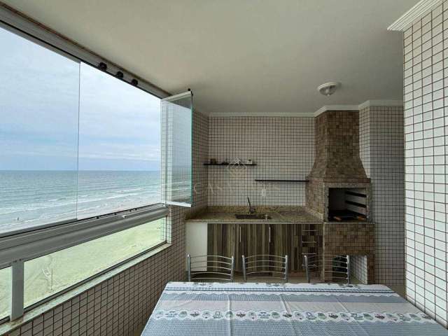 Apartamento mobiliado e com ampla vista marcom 3 suítes à venda em Praia Grande!