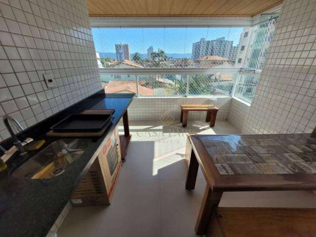 Apartamento mobiliado de 2 quartos à venda na Vila Guilhermina em Praia Grande!