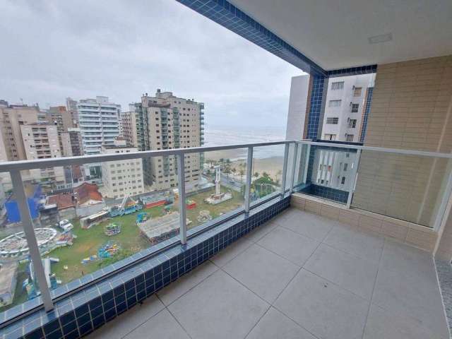 Apartamento com 2 quartos e frente mar à venda em Praia Grande!